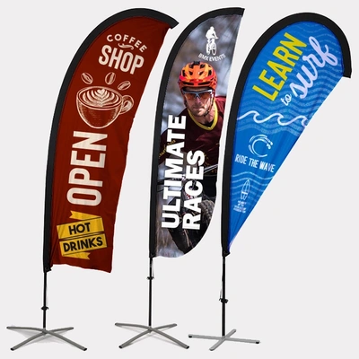  Crest - Flag - Feather - Flags - Teardrop - Flags