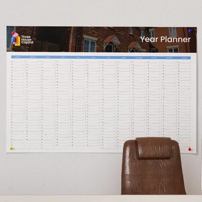  Custom - Printed - Folded - Wall - Planners
