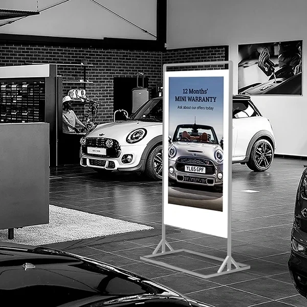  Car - Showroom - Superslim - Freestanding - Double - Sided - Digital - Posters