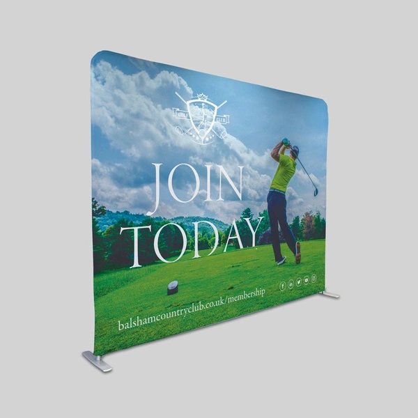  Stretch Fabric Display Straight