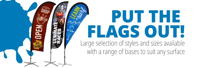  Printed - Feather - Flags